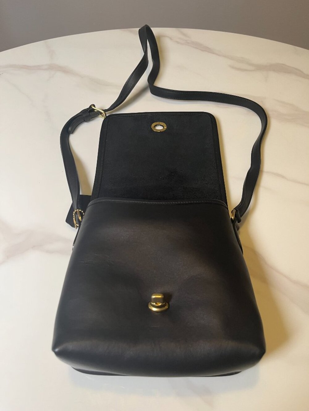 Coach Legacy Companion Flap Crossbody Vintage Bag Black 9076 NWOT - Picture 13 of 15